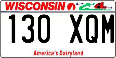 WI license plate 130XQM