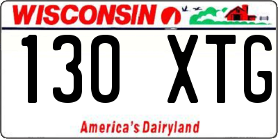 WI license plate 130XTG