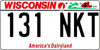 WI license plate 131NKT