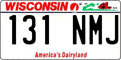 WI license plate 131NMJ