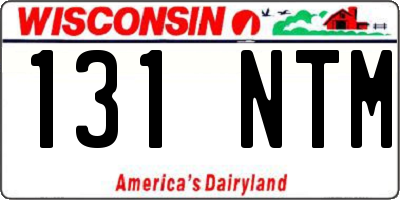 WI license plate 131NTM
