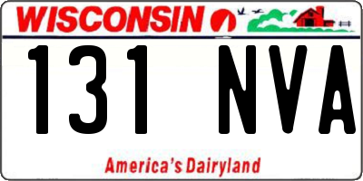 WI license plate 131NVA