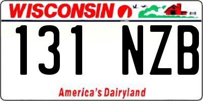 WI license plate 131NZB