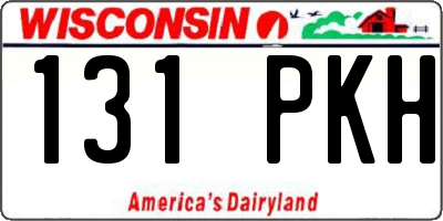 WI license plate 131PKH