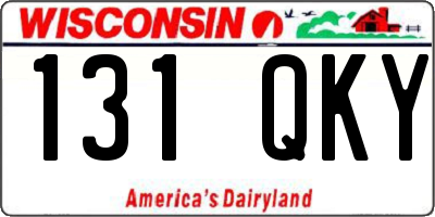 WI license plate 131QKY