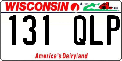 WI license plate 131QLP