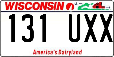 WI license plate 131UXX