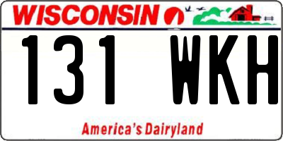 WI license plate 131WKH