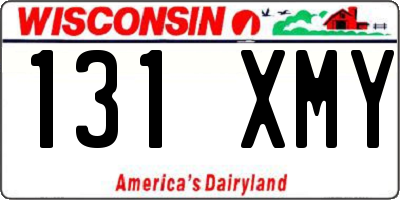 WI license plate 131XMY