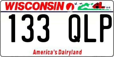 WI license plate 133QLP