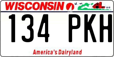 WI license plate 134PKH