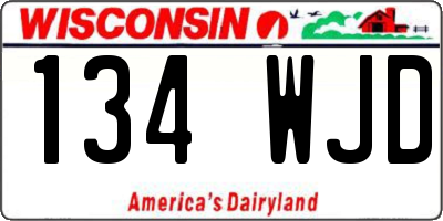 WI license plate 134WJD