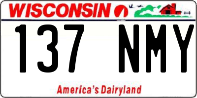 WI license plate 137NMY