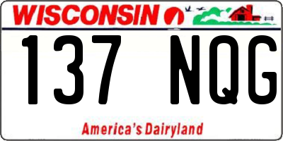 WI license plate 137NQG