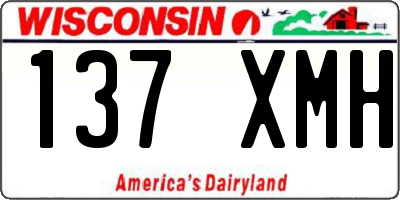WI license plate 137XMH