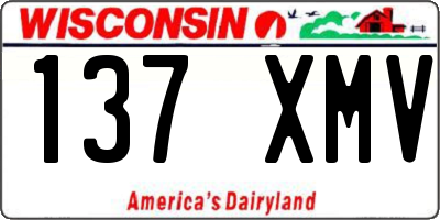 WI license plate 137XMV