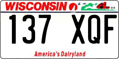 WI license plate 137XQF