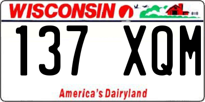WI license plate 137XQM