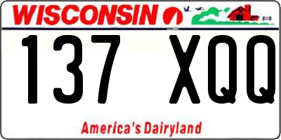 WI license plate 137XQQ