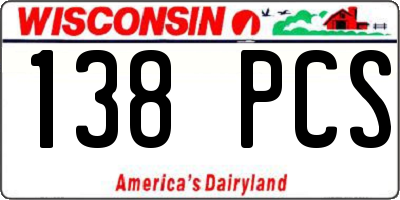 WI license plate 138PCS
