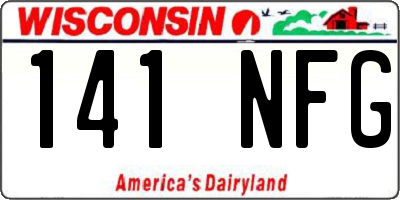 WI license plate 141NFG
