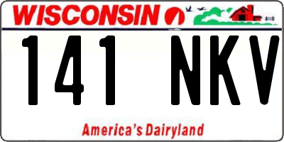 WI license plate 141NKV