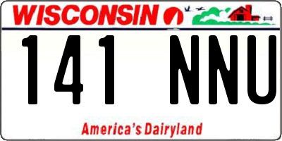 WI license plate 141NNU