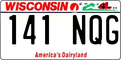 WI license plate 141NQG