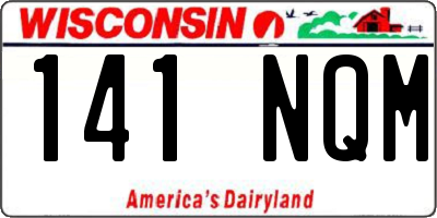 WI license plate 141NQM