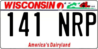 WI license plate 141NRP