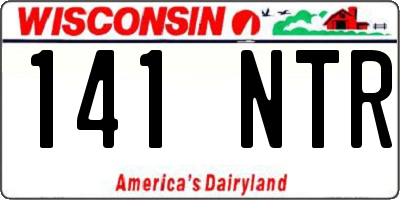 WI license plate 141NTR