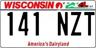 WI license plate 141NZT
