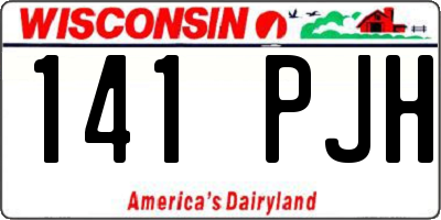 WI license plate 141PJH