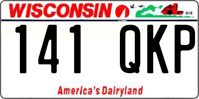 WI license plate 141QKP