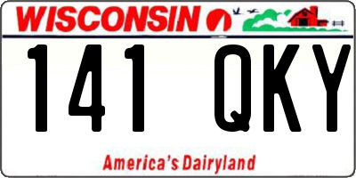 WI license plate 141QKY