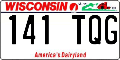 WI license plate 141TQG