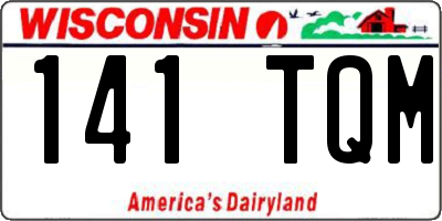WI license plate 141TQM
