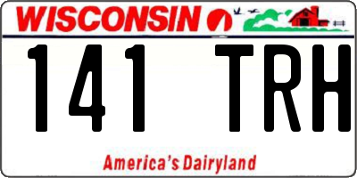 WI license plate 141TRH