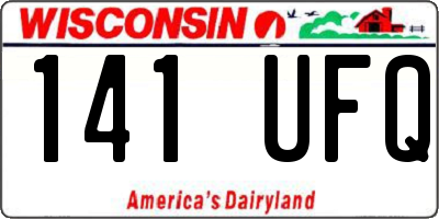 WI license plate 141UFQ
