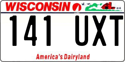 WI license plate 141UXT