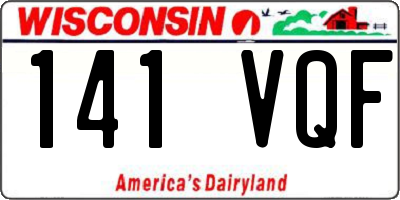 WI license plate 141VQF