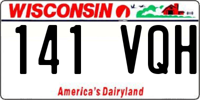 WI license plate 141VQH
