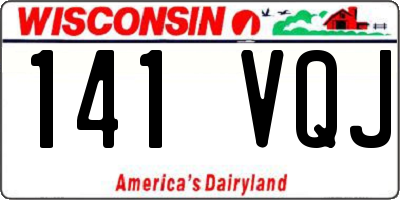 WI license plate 141VQJ