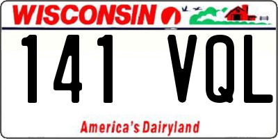 WI license plate 141VQL