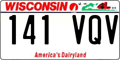 WI license plate 141VQV