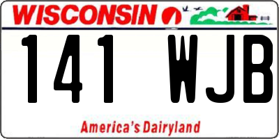 WI license plate 141WJB