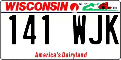 WI license plate 141WJK