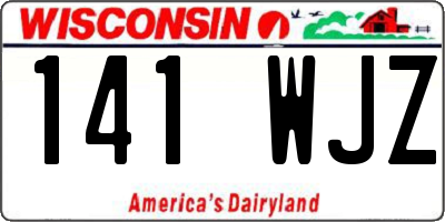 WI license plate 141WJZ