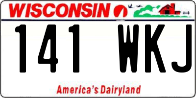 WI license plate 141WKJ