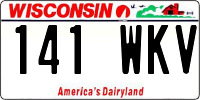 WI license plate 141WKV